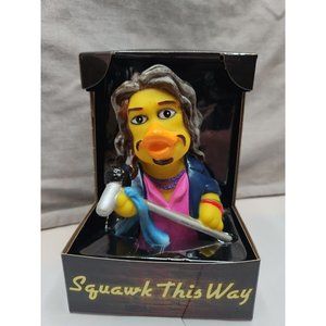 Celebriducks Squawk This Way Rubber Duck Collectible New in Box Classic Rock